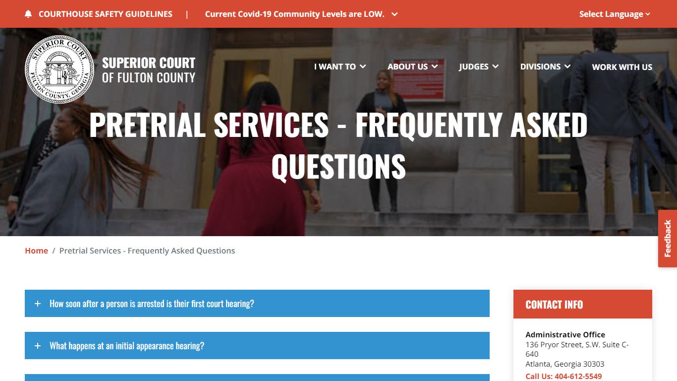Pretrial Services - Superior Court of Fulton County